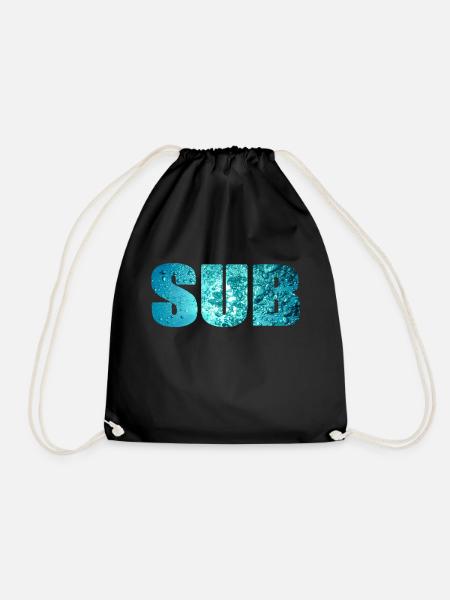 SUB - Turnbeutel - Schwarz