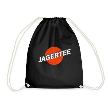 Jagerte Cocktail Vintage Lettrage Logo Retro - Sac de sport léger - noir - Devant