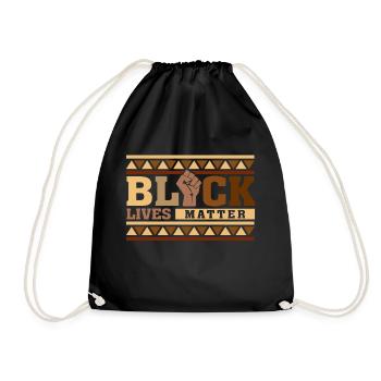 Black Lives Matter - Sac de sport léger - noir - Devant