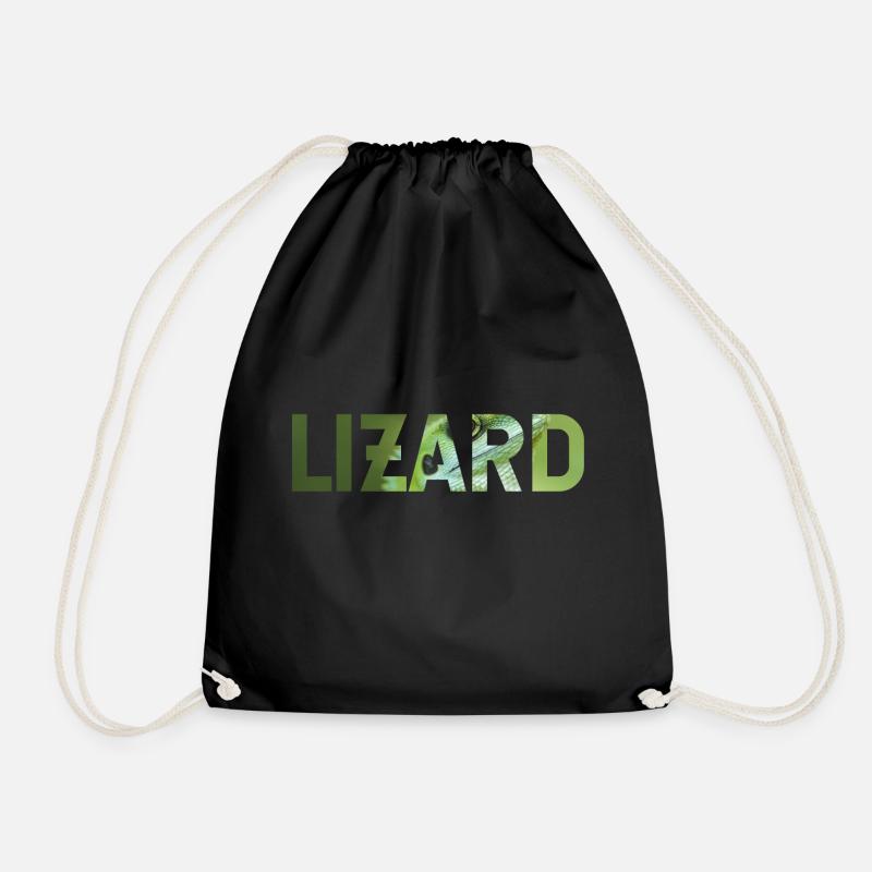 Lizard - Turnbeutel - Schwarz
