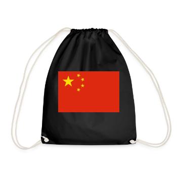 China flag - Sac de sport léger - noir - Devant