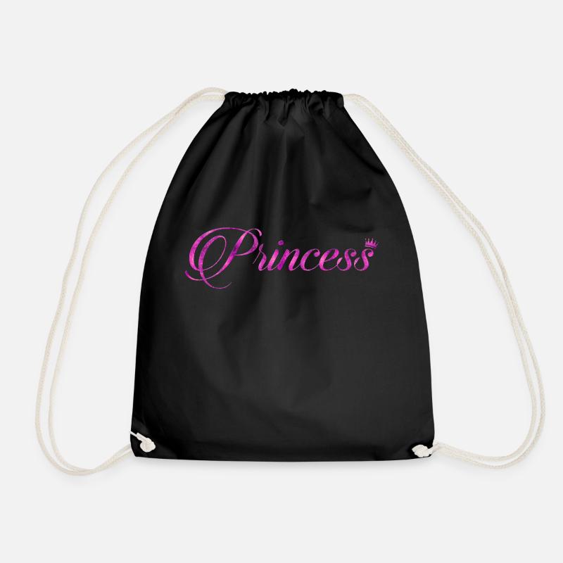 Prinzessin - Turnbeutel - Schwarz