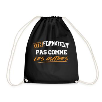 Formateur pas comme Cadeau humour personnalisé - Sac de sport léger - noir - Devant
