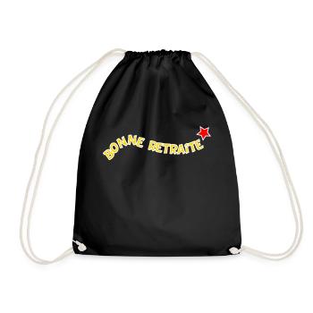RETRAITE. BONNE RETRAITE. JOYEUSE RETRAITE - Sac de sport léger - noir - Devant