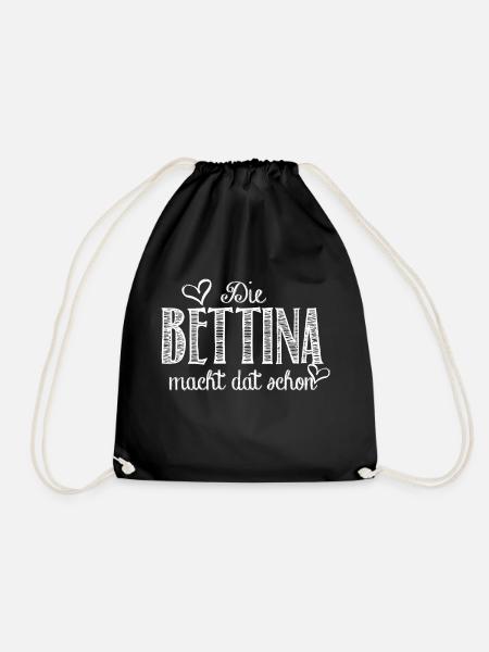 Bettina - Turnbeutel - Schwarz