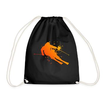 Sports d’hiver Ski Stunt Ski Ski Freestyle - Sac de sport léger - noir - Devant