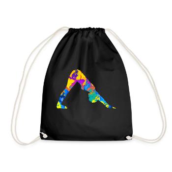 Yoga Joga Silhouette - Sac de sport léger - noir - Devant