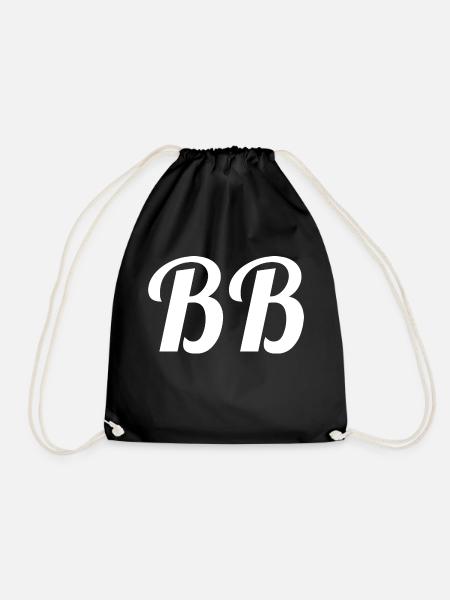 BB - Drawstring Bag - black
