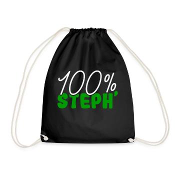 Saint-Etienne - 100% Steph - Sac de sport léger - noir - Devant