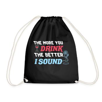 Mieux, j’ai l’air d’un cadeau de buveur - Sac de sport léger - noir - Devant