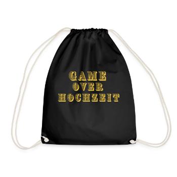 Le jeu est issu du mariage - Sac de sport léger - noir - Devant