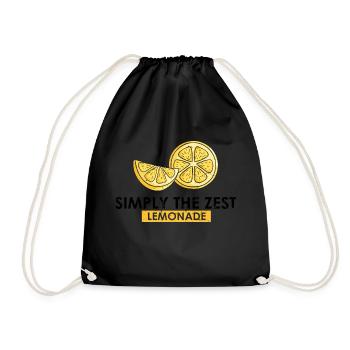 Lemonade Zitrone Limonade Limonaden Stand Design - Turnbeutel - Schwarz - Vorne