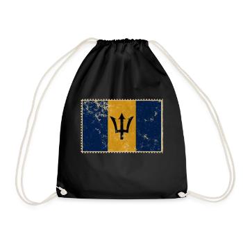 Barbados - Drawstring Bag - black - Front