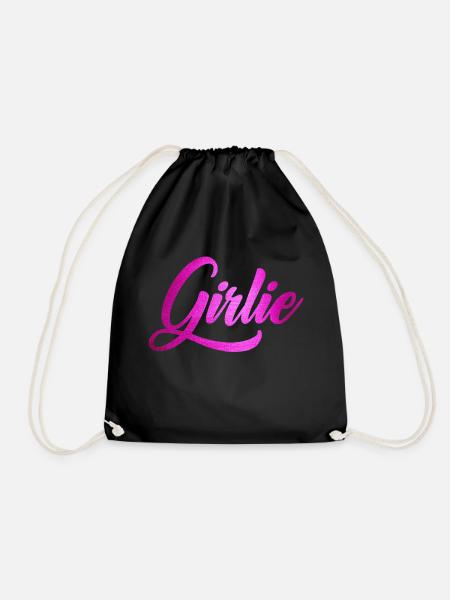 Girlie - Turnbeutel - Schwarz