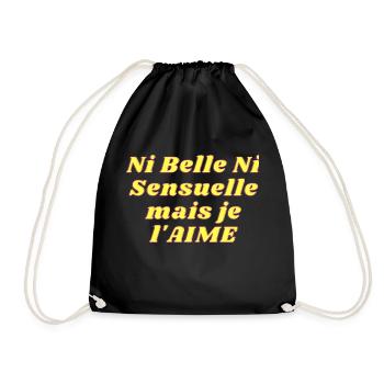 Ni belle Ni Sensuelle - Sac de sport léger - noir - Devant