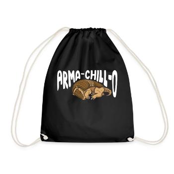 Cadeau de tatou Dicton drôle - Sac de sport léger - noir - Devant