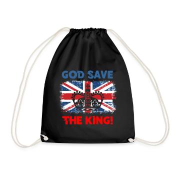 God save the King - Turnbeutel - Schwarz - Vorne