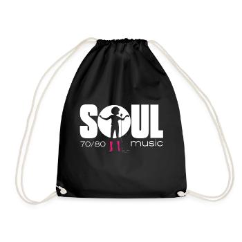 SOUL music 70/80 - Drawstring Bag - black - Front