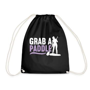 SUP Paddle Board Paddleboard - Sac de sport léger - noir - Devant