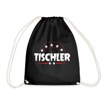 Tischler Beruf - Turnbeutel - Schwarz - Vorne
