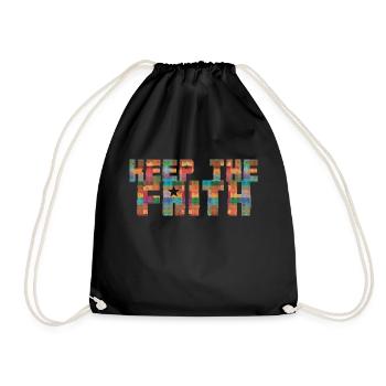 Keep the Faith - Northern Soul - Drawstring Bag - black - Front