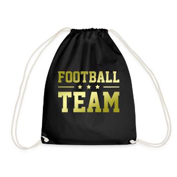 Football Team - Drawstring Bag - black - Front