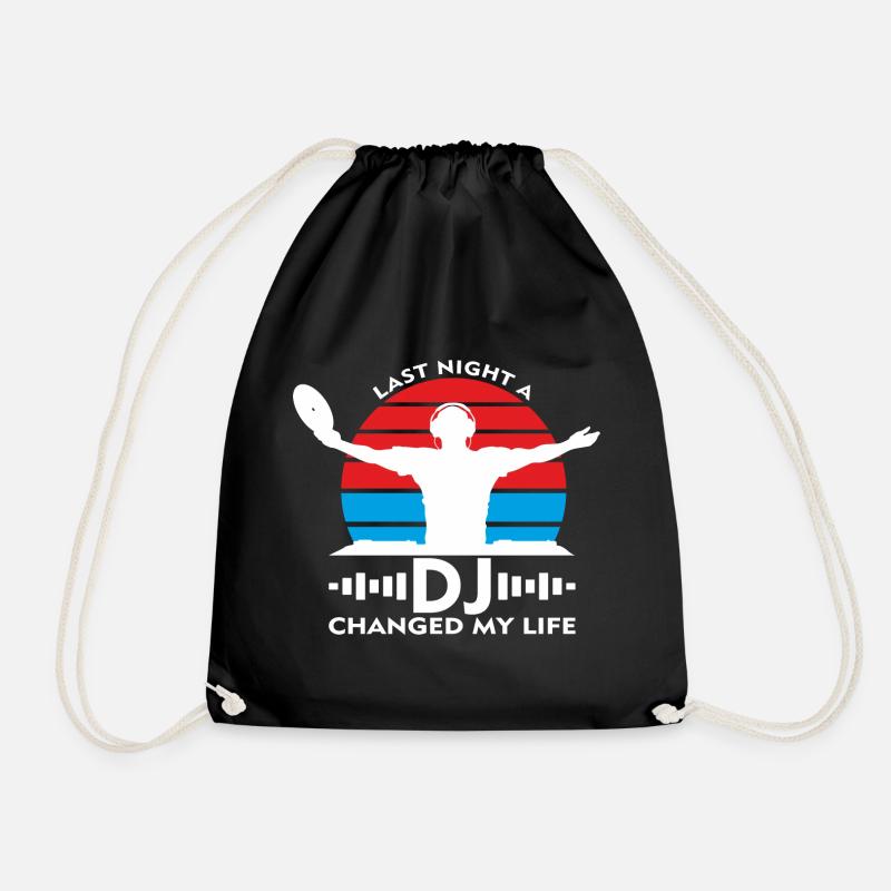 DJ - changed my live - Turnbeutel - Schwarz
