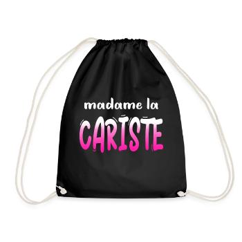 CARISTE CARISTES HUMOUR BLAGUE DRÖLES MADAME - Sac de sport léger - noir - Devant