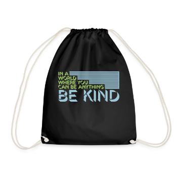 Vous pouvez être gentil - Sac de sport léger - noir - Devant