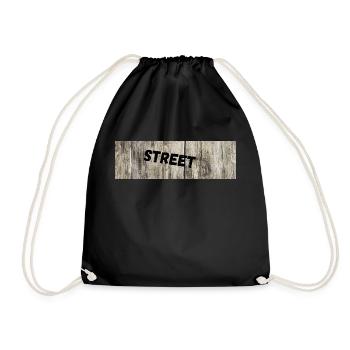street - Sac de sport léger - noir - Devant