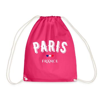 paris france - Sac de sport léger - fuchsia - Devant