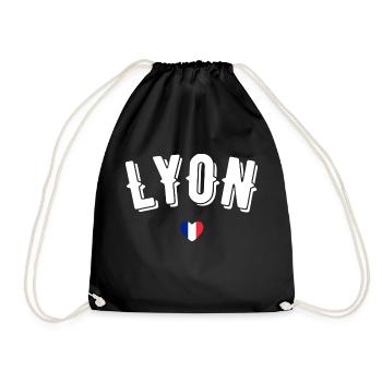 Lyon - Drawstring Bag - black - Front