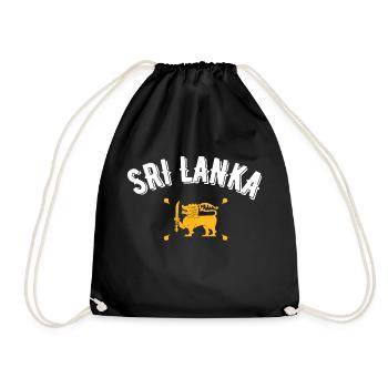 Sri Lanka - Drawstring Bag - black - Front
