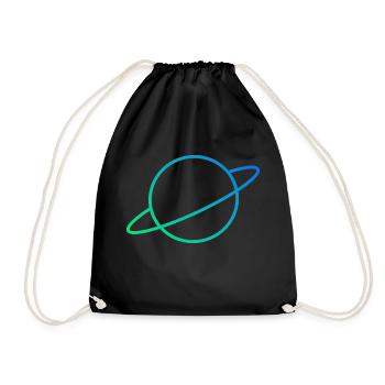 Planète Bleu-Vert - Sac de sport léger - noir - Devant