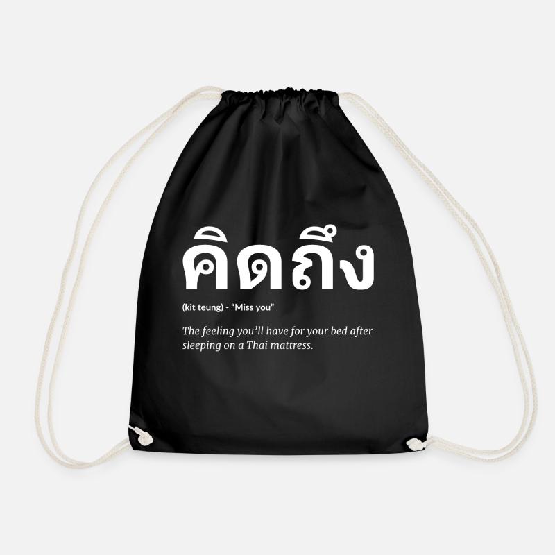 Thai - Turnbeutel - Schwarz
