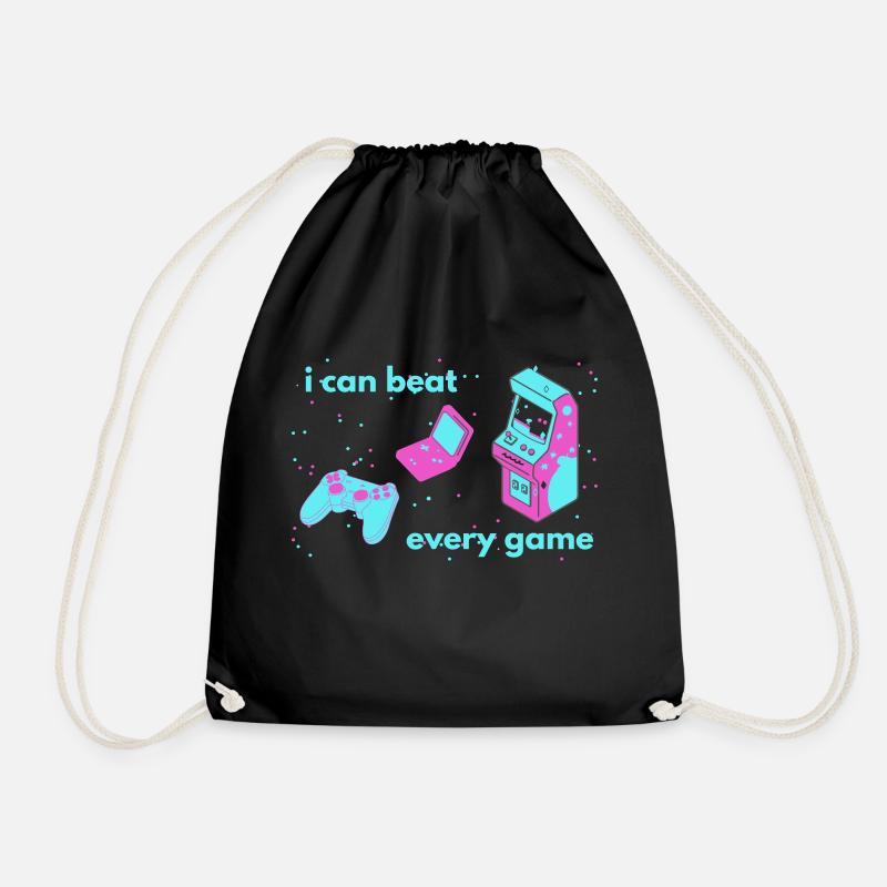 Beat Every Game - Turnbeutel - Schwarz