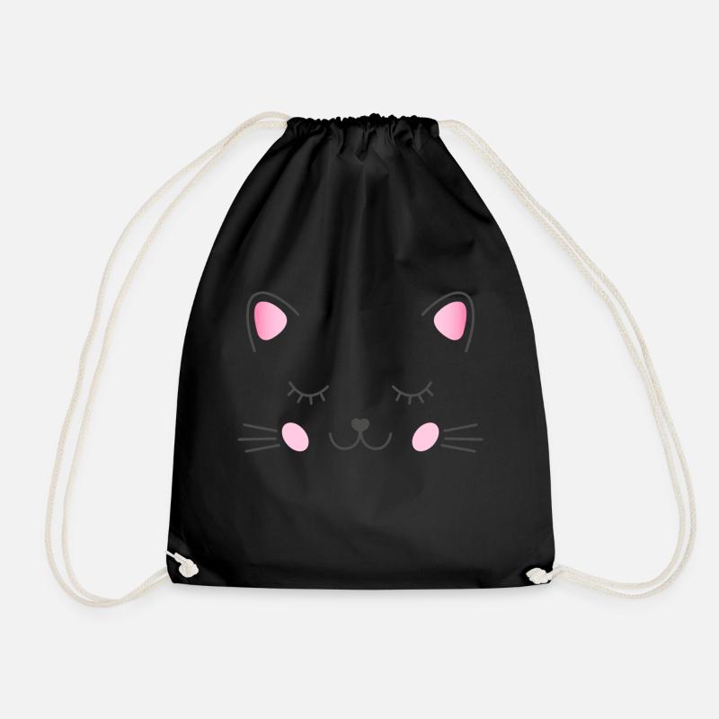 Kleine Katze - Turnbeutel - Schwarz