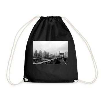 New york - Turnbeutel - Schwarz - Vorne