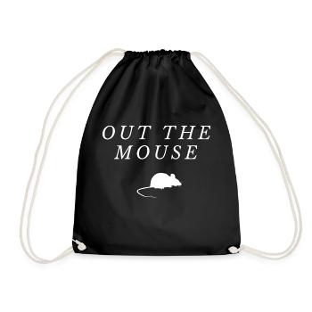 OUT THE MOUSE - Turnbeutel - Schwarz - Vorne