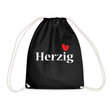 Lustiger Spruch Witzig Humor Geschenkidee - Turnbeutel - Schwarz - Vorne