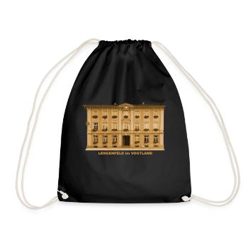 Lengenfeld Town Hall Vogtland Saxony - Drawstring Bag - black - Front