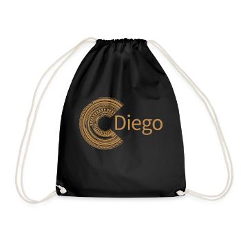 Für Diego - Turnbeutel - Schwarz - Vorne