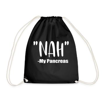 Pancreas - Drawstring Bag - black - Front
