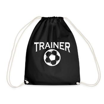 Fußball Soccer - Drawstring Bag - black - Front