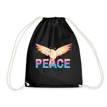 Paix - Sac de sport léger - noir - Devant