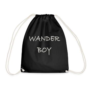 Garçon errant - Sac de sport léger - noir - Devant