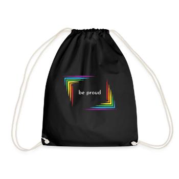 triompher LGBTQIA+ | Montrez un peu d’amour - Sac de sport léger - noir - Devant