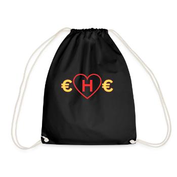 Teure Ehe - Turnbeutel - Schwarz - Vorne