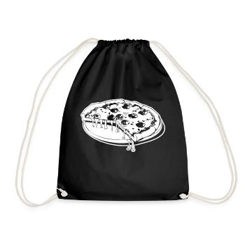Pizza Restauration rapide Pizzeria - Sac de sport léger - noir - Devant
