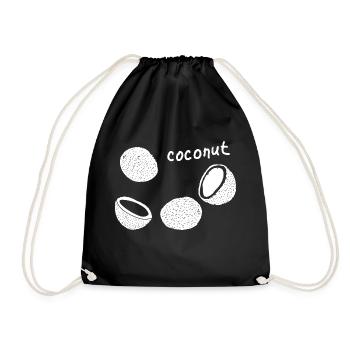 Noix de - Sac de sport léger - noir - Devant